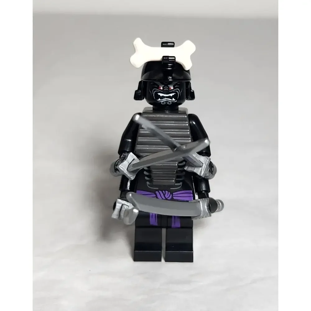 Lego Ninjago Lord Garmadon Minifigure With White Bone & 4 Swords Pre-owned - Picture 2 of 4